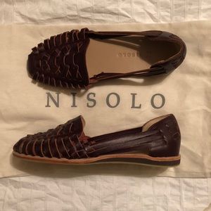 Nisolo Ecuador Huarache in Chocolate